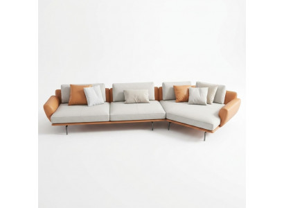Corner sofa L-shape fabric couch living landscape set design modern sofa new sofas