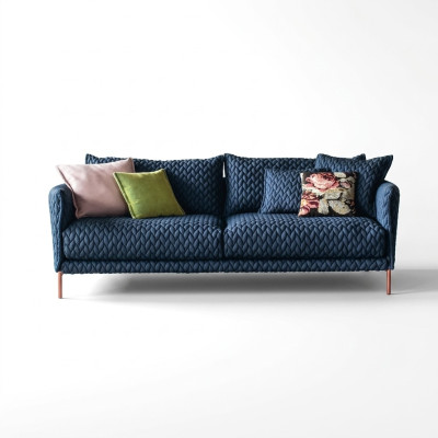 Sofa 3-seater couch living landscape modern set design sofa seat fabric