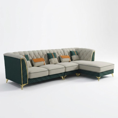 Design corner sofa L-shaped leather sofa couch living area set design modern sofas