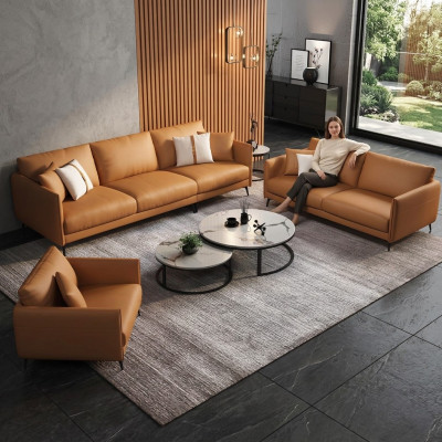 Sofa set 3+2+1 seater leather sofa couch living room suite design modern