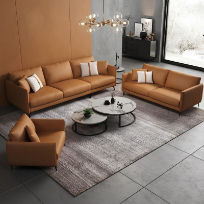 Sofa set 3+2+1 seater leather sofa couch living room suite design modern