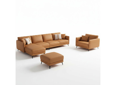 Living landscape set design modern sofas modern corner sofa leather sofa couch new