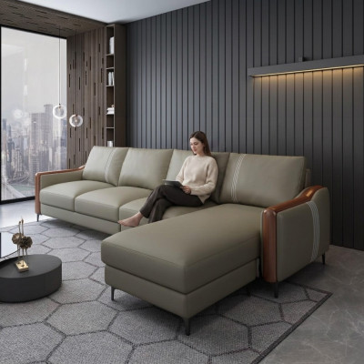 Seat leather sofa couch living landscape set design modern sofas corner sofa L-shape