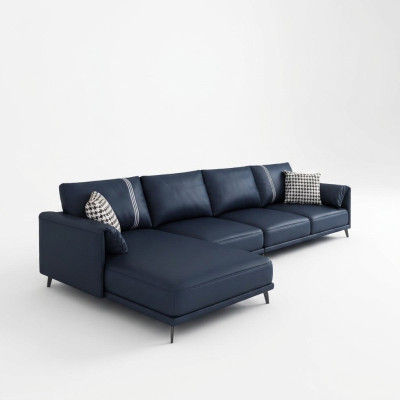 High-quality corner couch living landscape corner sofa L-shape leather couch set sofa new