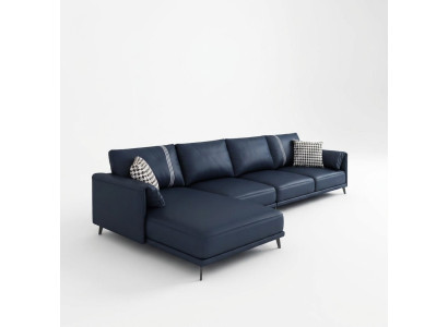 High-quality corner couch living landscape corner sofa L-shape leather couch set sofa new