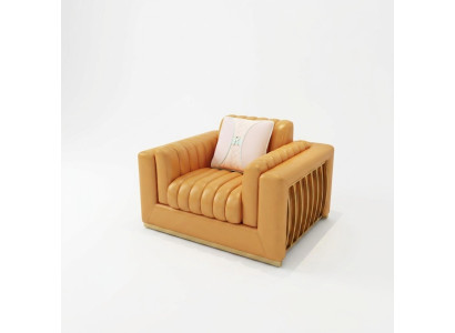 Armchair Design Couch Sofa Relax Leather Lounge Luxury TV Club Seat Upholstery