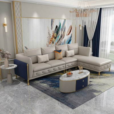 Luxurious living room corner suite corner sofa corner couch sofa upholstery corner couch leather