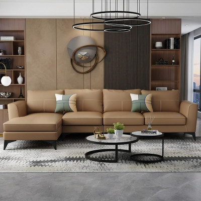 Design corner sofa L-shaped modern sofas leather sofa couch seating lounge sofa