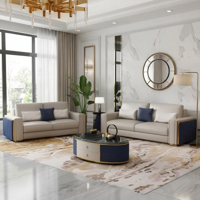 Modern sofas leather sofa couch living landscape sofa seating sofa set 3+2 design