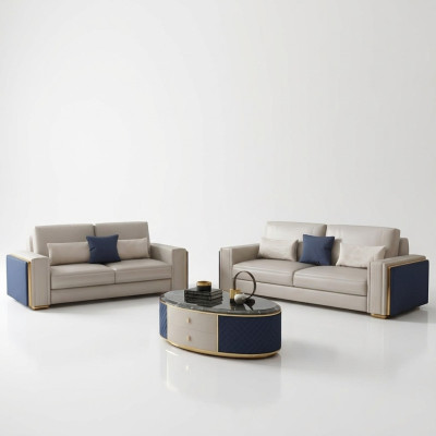 Modern sofas leather sofa couch living landscape sofa seating sofa set 3+2 design