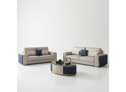 Modern sofas leather sofa couch living landscape sofa seating sofa set 3+2 design
