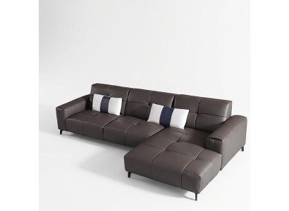 Design corner sectional L-shape modern sofas leather sofa couch seating living landscape