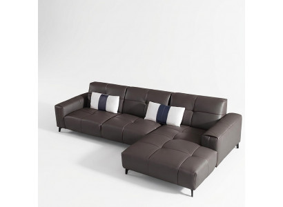 Design corner sectional L-shape modern sofas leather sofa couch seating living landscape