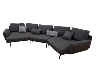 Sectional sofa L-shape living landscape sofa couch padded sofas suite leather sofa couches