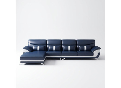 Corner sectional sofa L-shaped living room landscape sofa couch set upholstery fabric sofas leather