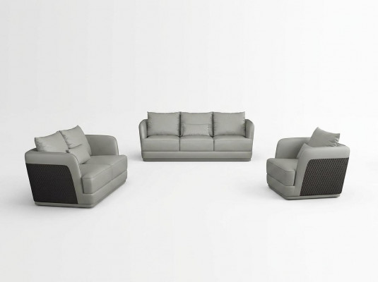 Sofa set 3+2 seater living room landscape sofa couch upholstery set leather sofa new