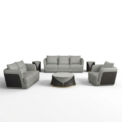Three-seater design sofa couch upholstery sofa 3-seater leather sofa modern relax club