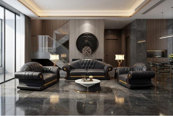 Sofa set 3+2+1 seater living landscape upholstered sofa couch ensemble sofas leather