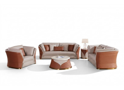 Corner sofas, couches, upholstered sofa, 3-seater suite, leather sofa, modern, new