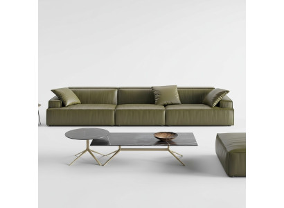 Leather sofa 6-seater XXL couch big sofa lounging sofas couch suites