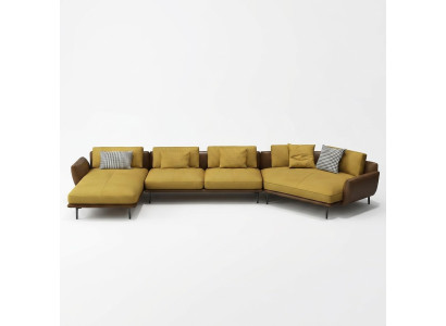 Corner sofa L-shape living landscape sofa couch upholstery corner suite leather sofas new