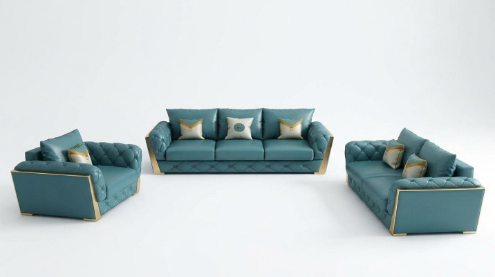 Sofa set 3+2+1 seater living landscape couch sofa upholstery set sofas leather