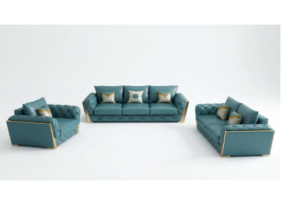 Sofa set 3+2+1 seater living landscape couch sofa upholstery set sofas leather