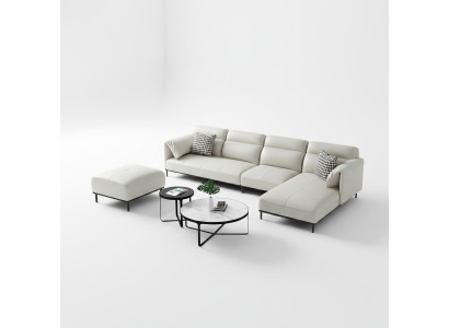 Corner sofa L-shape living landscape sofa upholstery couch set fabric sofas leather