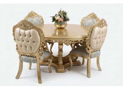 Dining room set 4 chairs set dining room designer wooden chair suite round table new