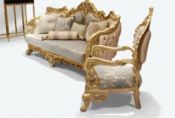 Sofa set 3+1 seater armchair Chesterfield suite relax armchair furniture