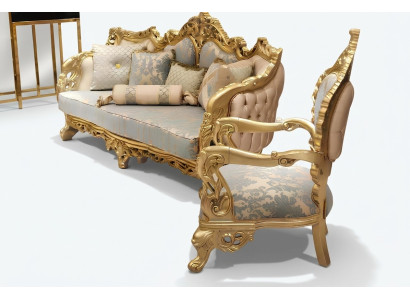 Sofa set 3+1 seater armchair Chesterfield suite relax armchair furniture