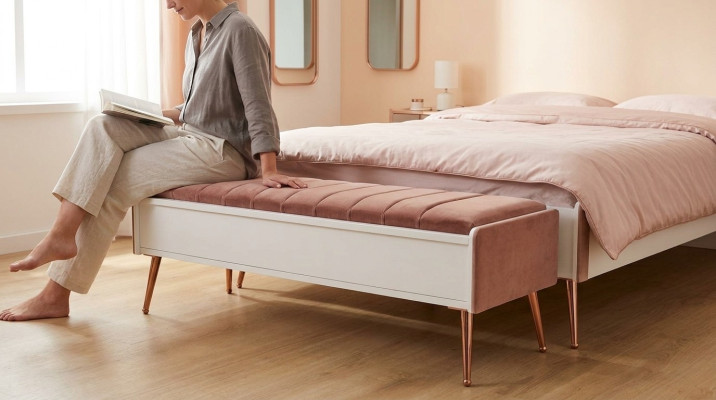 Designer bench stool chaise lounge living room modern bench bank children's room