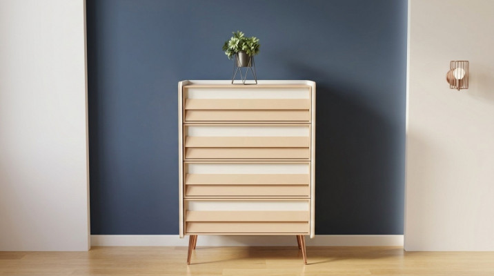 Modern dresser with 2 drawers furniture designer room children's room new