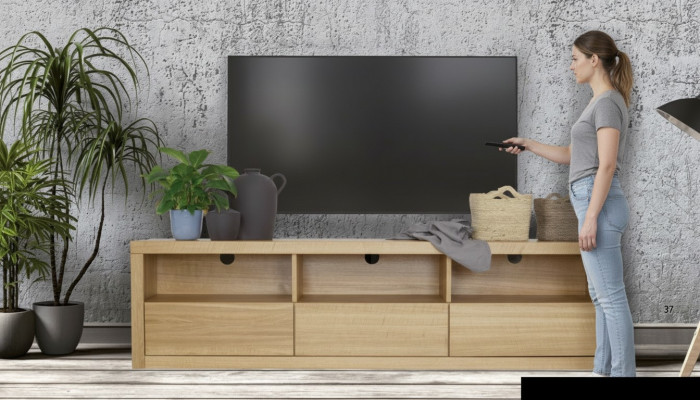 Design RTV TV sideboard dresser side low shelf luxury living room board cabinet.