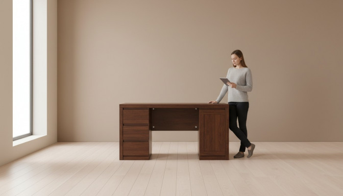 Table, desk, wooden table, computer desk, solid wood office table, office furniture, tables