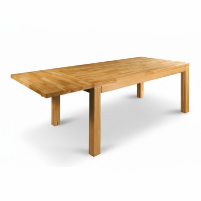 Conference table made of natural wood, solid wood dining table, handcrafted dining room