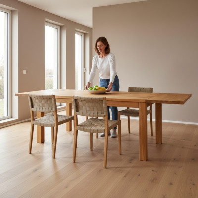 Dining room dining table solid tables furniture table 140x90cm genuine wood solid wood new