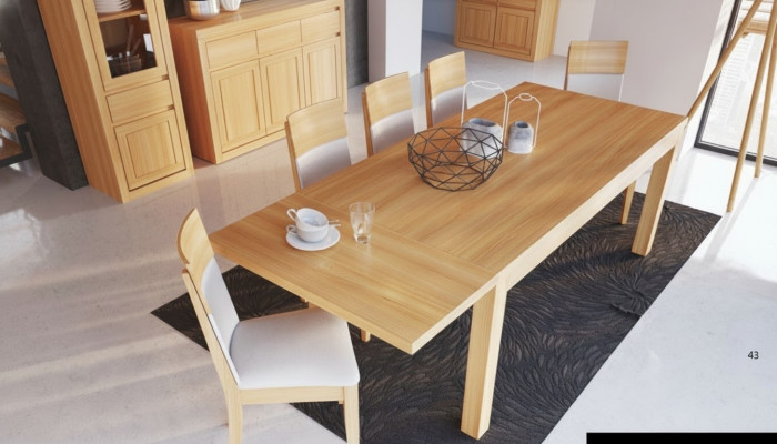 Handcrafted beech wood table dining table conference table meeting table