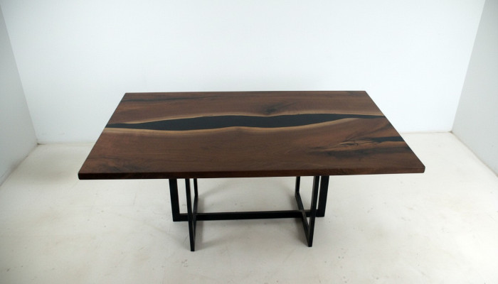 Massive oak wood table conference big XXL dining room kitchen tables