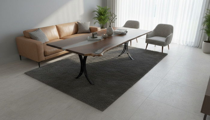 Dining table Sea Water River Real Wood River Table 220x110 Tables