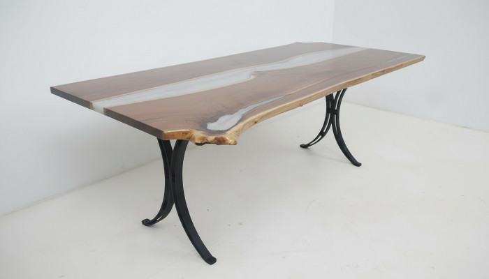 Dining table Sea Water River Real Wood River Table 220x110 Tables