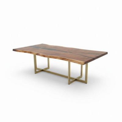 River table dining table solid wood tables 240x100 epoxy resin sea