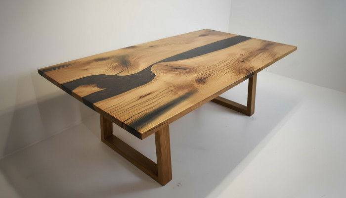 Meeting table dining table handcrafted designer table contemporary