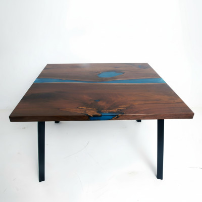 Coffee Table River Table Real Wood Solid Decorative Epoxy Resin