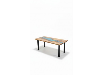 Coffee table river table real wood river table decorative solid epoxy resin