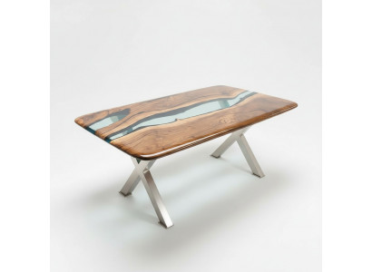 Coffee table epoxy resin table wood handmade tables solid furniture resin
