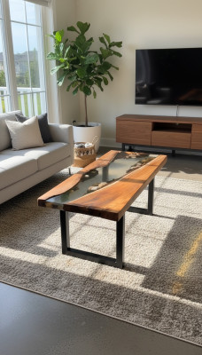 Epoxy resin river table real wood blue water tables epoxy furniture new solid
