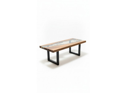 Epoxy resin river table real wood blue water tables epoxy furniture new solid