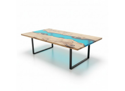River tables dining table design table modern furniture 220x100 epoxy resin ocean sea