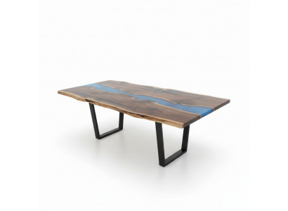Table dining table tables epoxy resin epoxy real wood solid design furniture 240x100